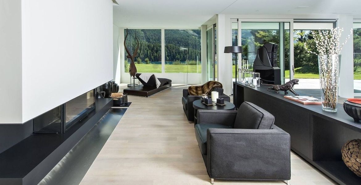 Apartment for rent on the first line of lake StMoritz