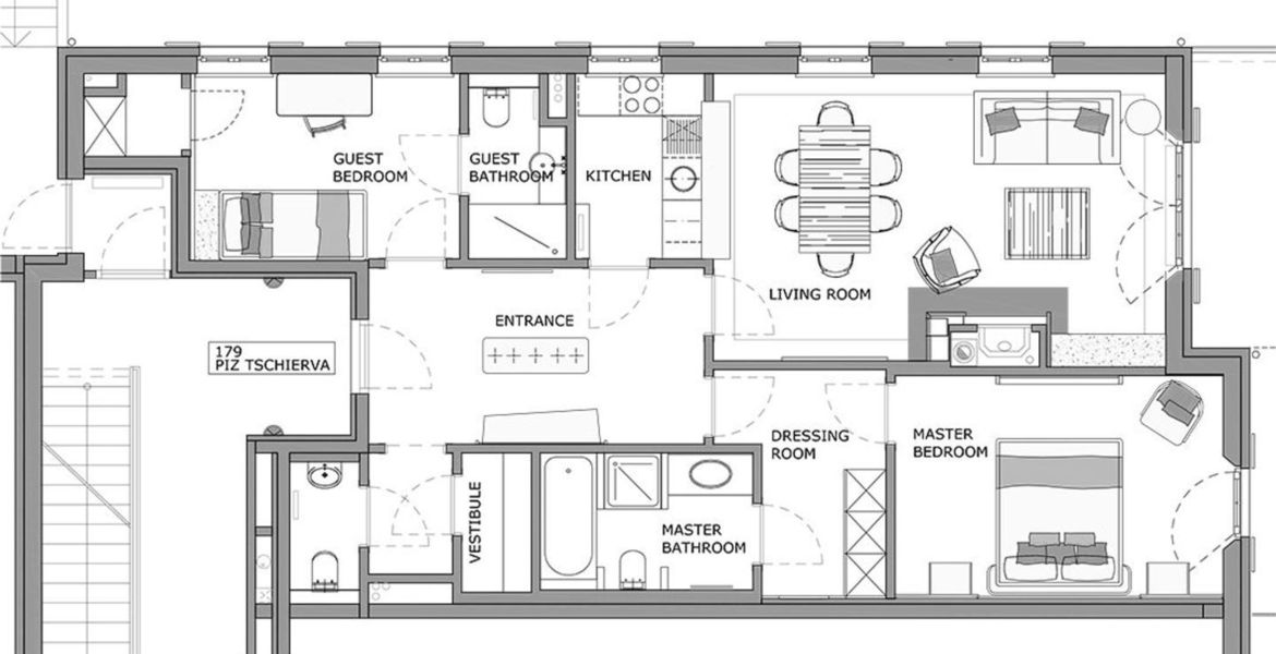 Apartamento lujosamente equipado