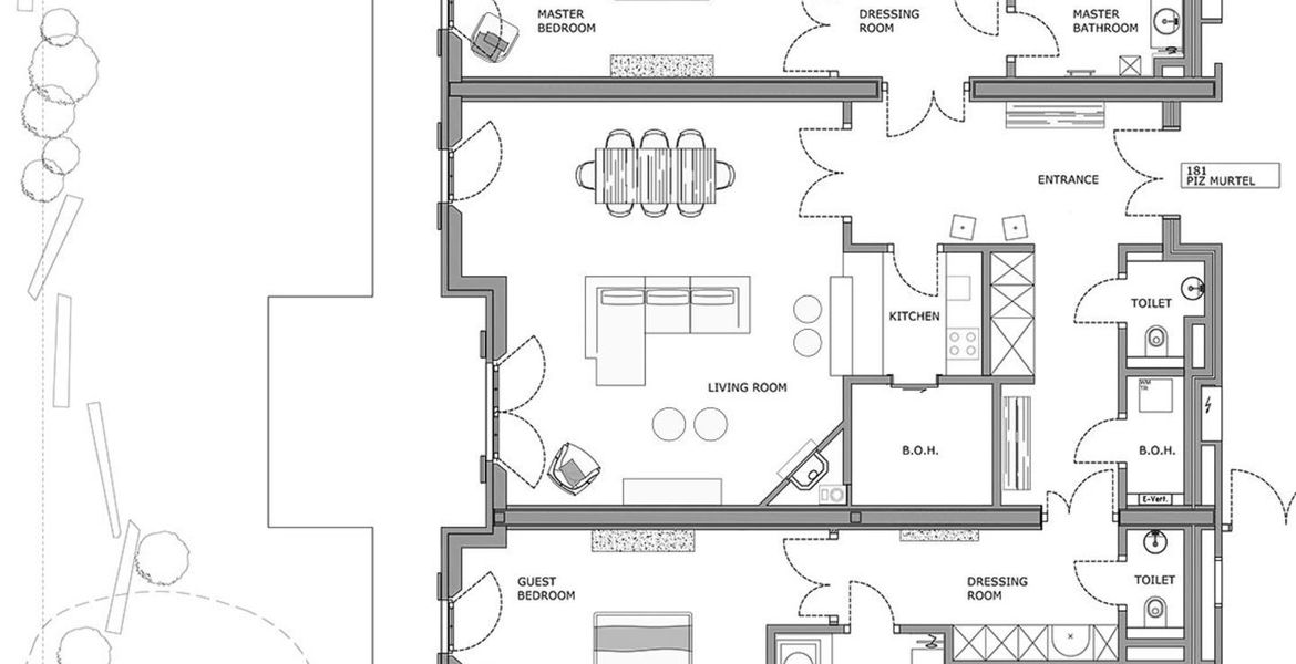 Résidence luxueusement équipée de 210 m² au rez-de-chaussée