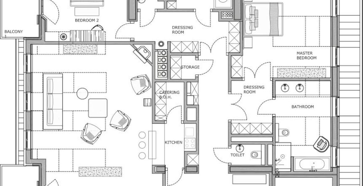 Apartamento lujosamente equipado