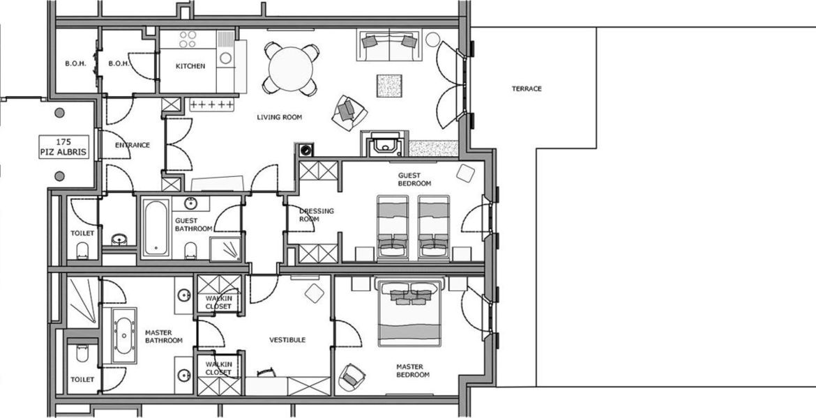 Sankt Moritz 2 Bedroom Deluxe Apartment