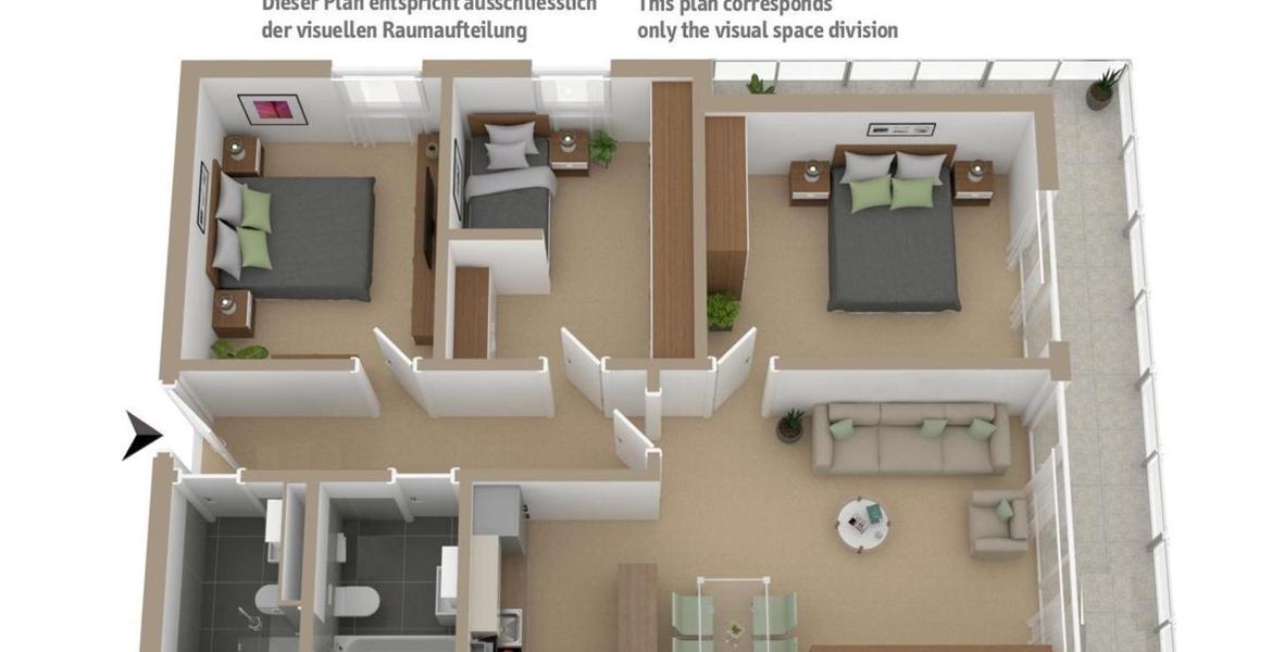 St. Moritz Moderno Apartamento en alquiler 