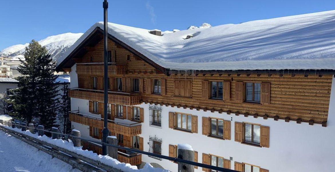 Ski-in apartment with a wonderful view of St. Moritz