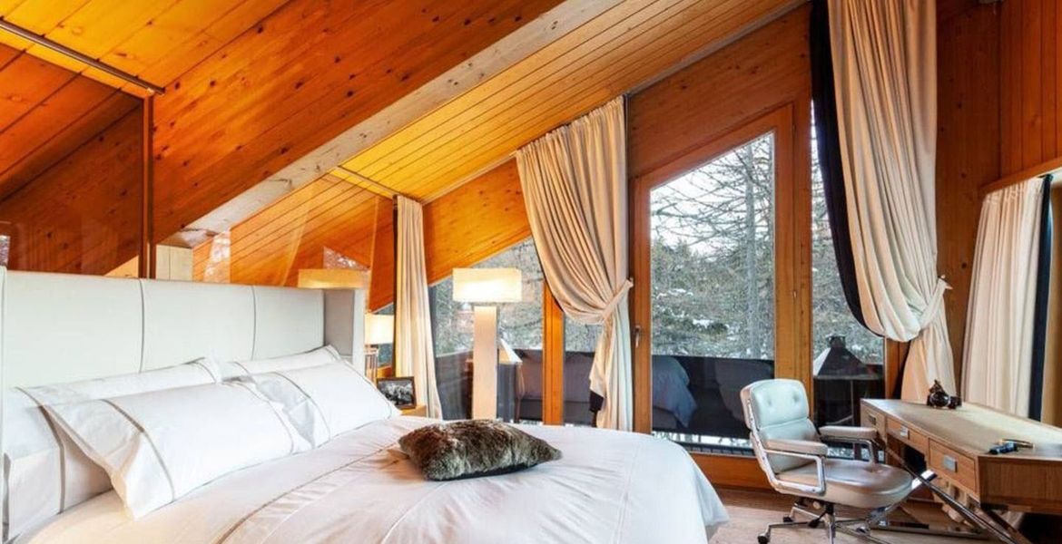 Mountain chalet in village of Maloja St. Moritz