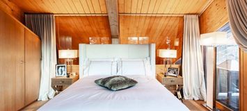 Mountain chalet in village of Maloja St. Moritz