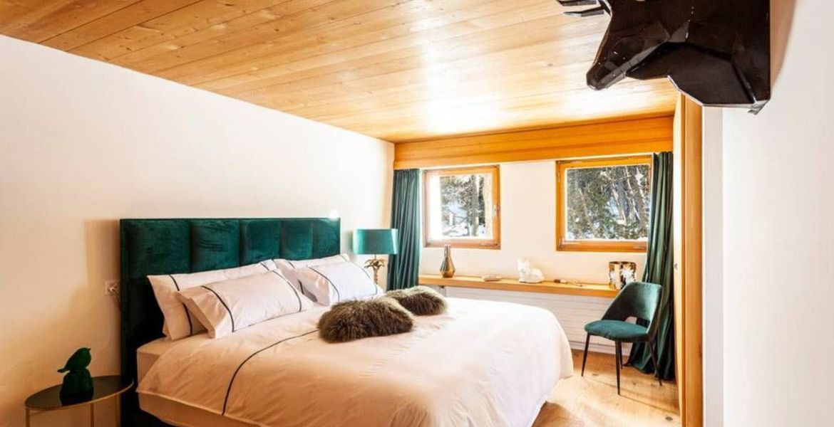 Mountain chalet in village of Maloja St. Moritz