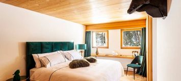 Mountain chalet in village of Maloja St. Moritz