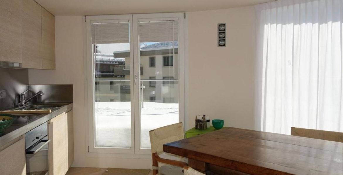 120 sqm apartment for rent in St Moritz with 3 bedrooms