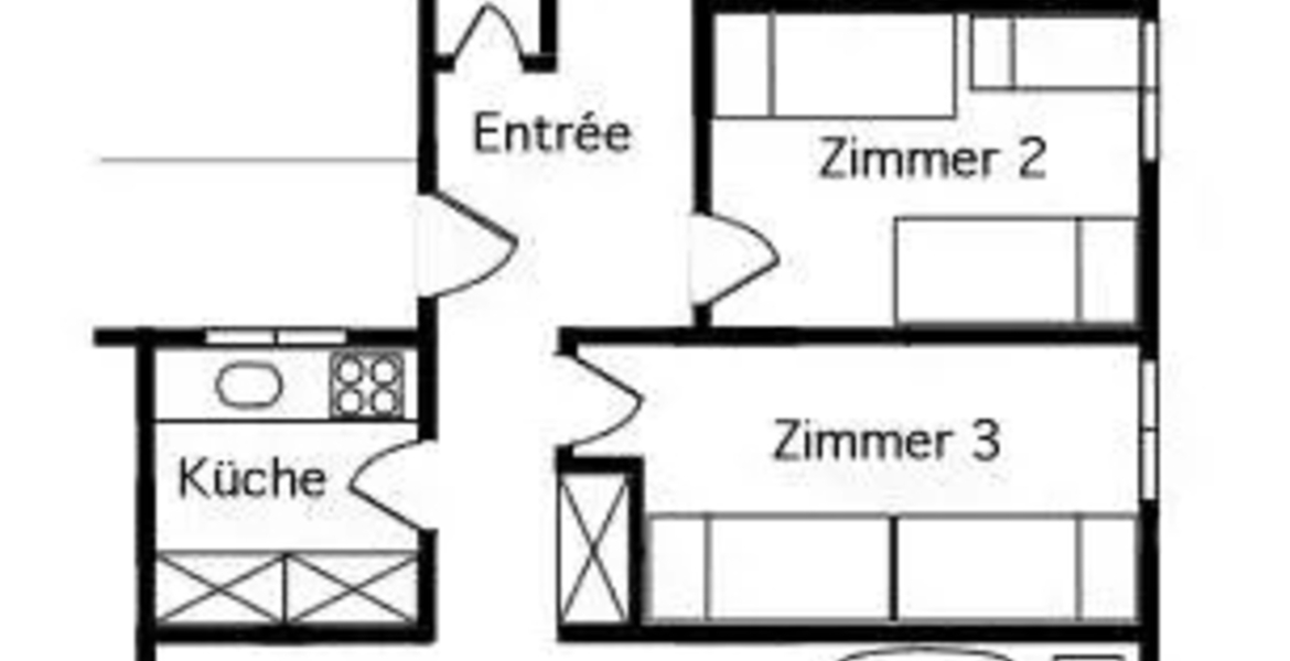 Appartement à St. Moritz à louer situé au 3ème étage 