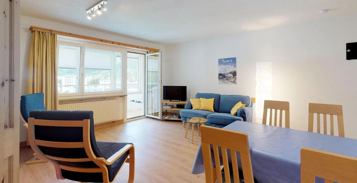 65 sqm apartment for rent in St Moritz with 1 bedroom.