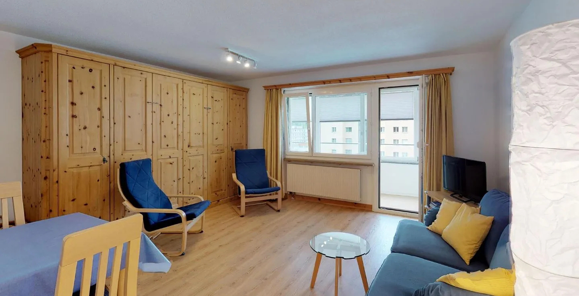 65 sqm apartment for rent in St Moritz with 1 bedroom.