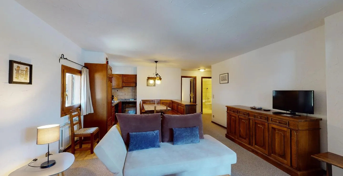 Appartement pour 4 personnes à St Moritz avec 1 chambre et 6