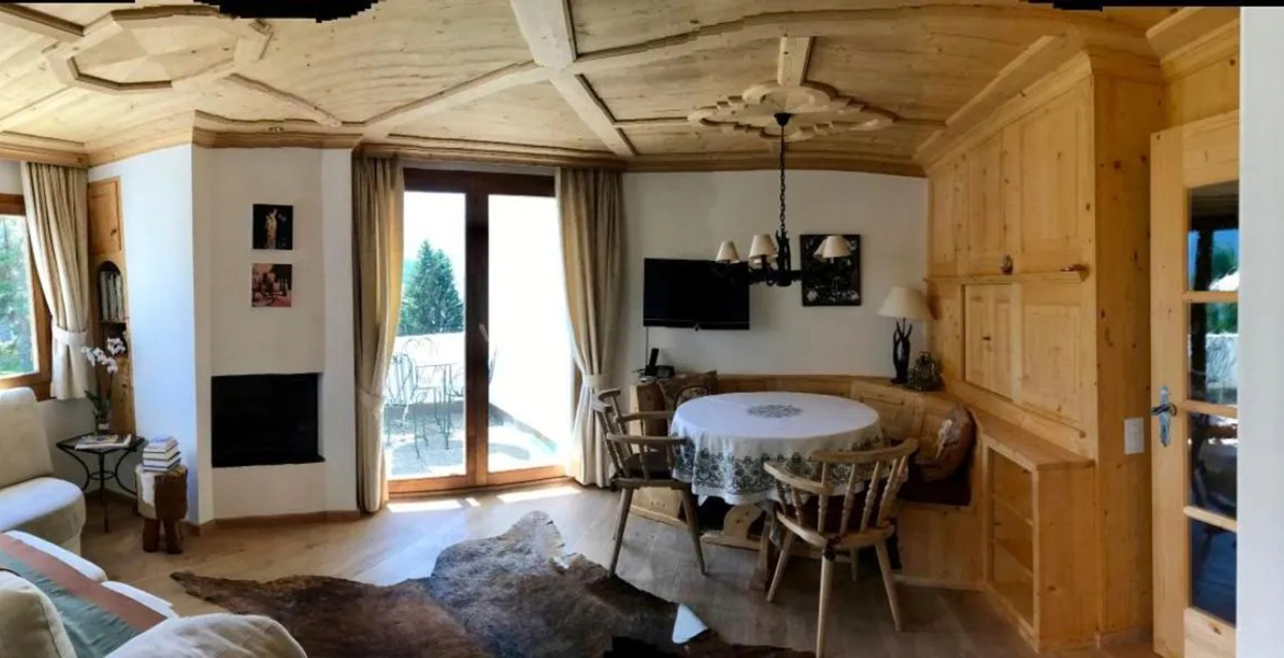 3 room apartment (80m2) with beautiful lake view in Champfèr