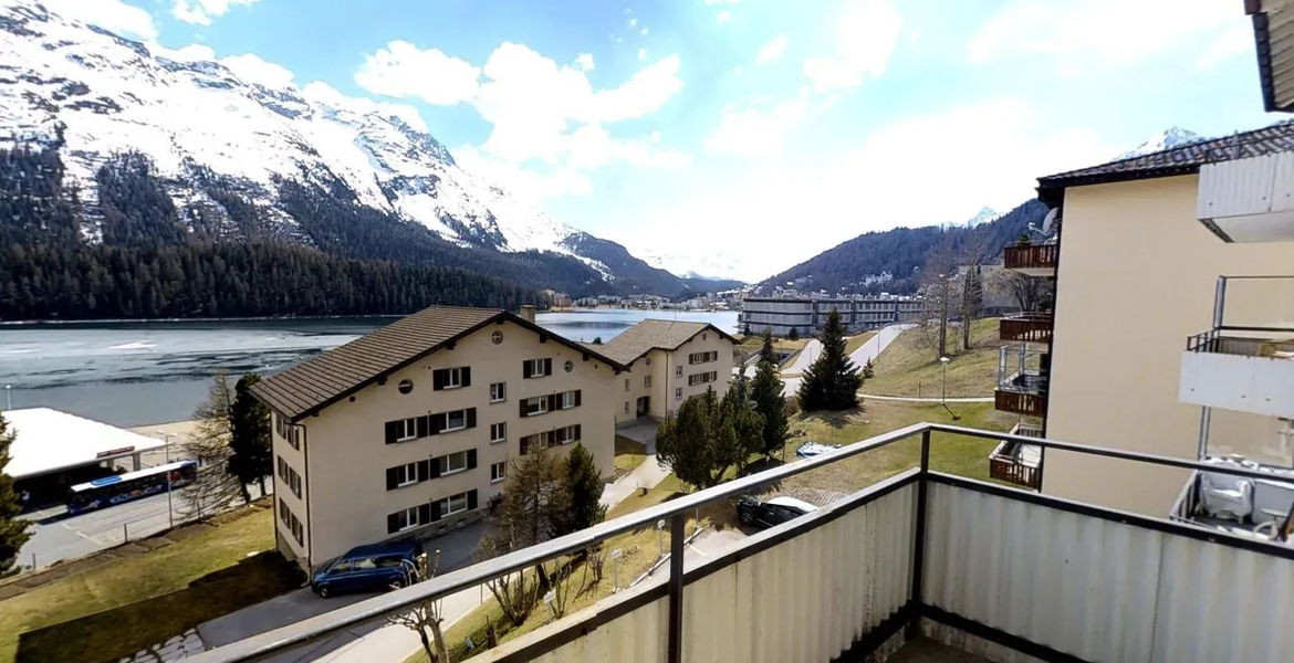 3-room apartment on the second floor, 70 m2 in St Moritz for