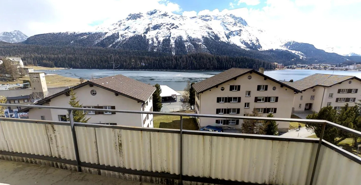 3-room apartment on the second floor, 70 m2 in St Moritz for