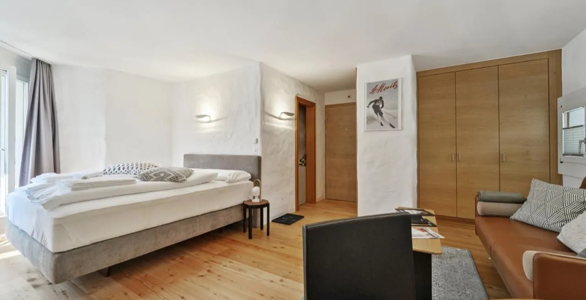 Appartement à louer à St Moritz, Champfer avec 39 m²