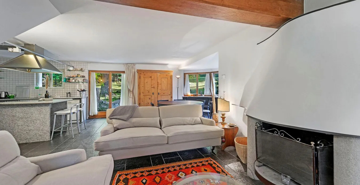 Chesa for rent in Surlej Silvaplana close to St .Moritz