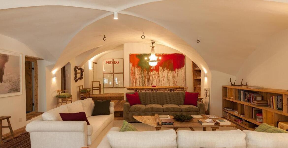 Luxury Chalet in La PuntChamues-ch with 6 bedrooms for rent 