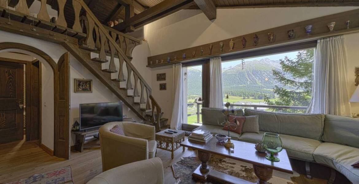 Chalet à louer à Celerina avec 120 m² et 4 chambres à couche