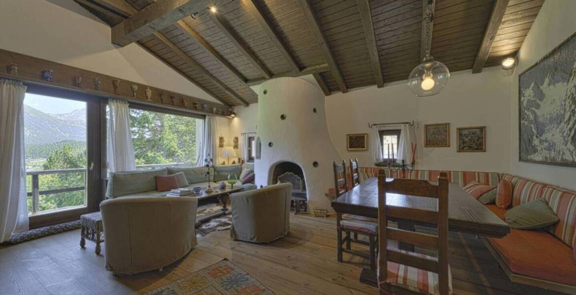 Chalet à louer à Celerina avec 120 m² et 4 chambres à couche