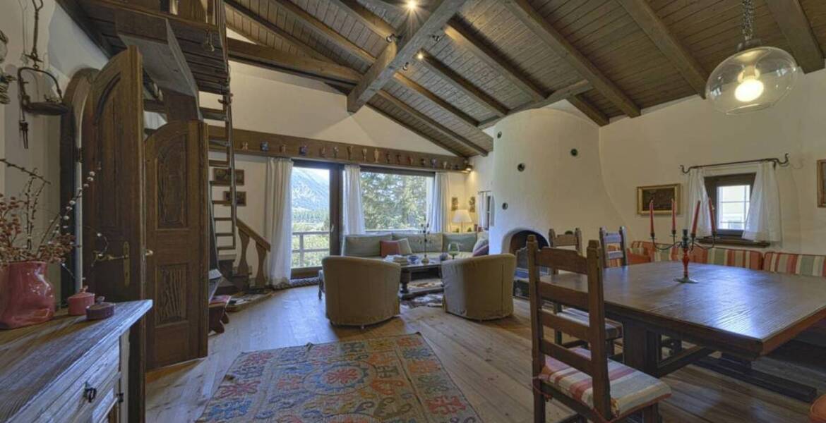 Chalet à louer à Celerina avec 120 m² et 4 chambres à couche