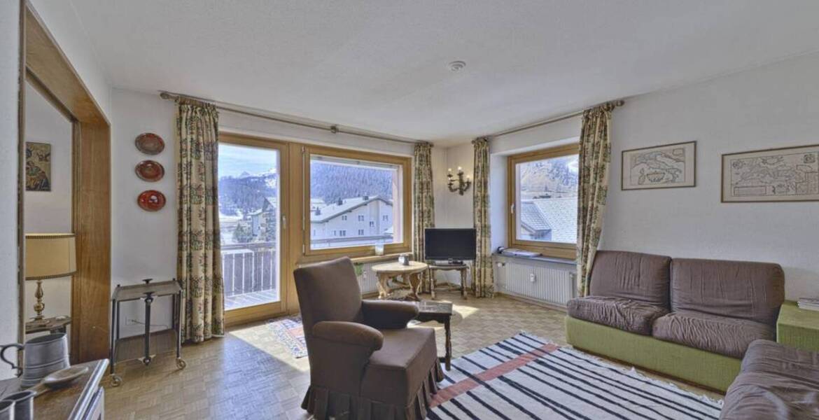 Chesa à louer à Celerina, Suisse avec 70 m² et 2 chambres à 