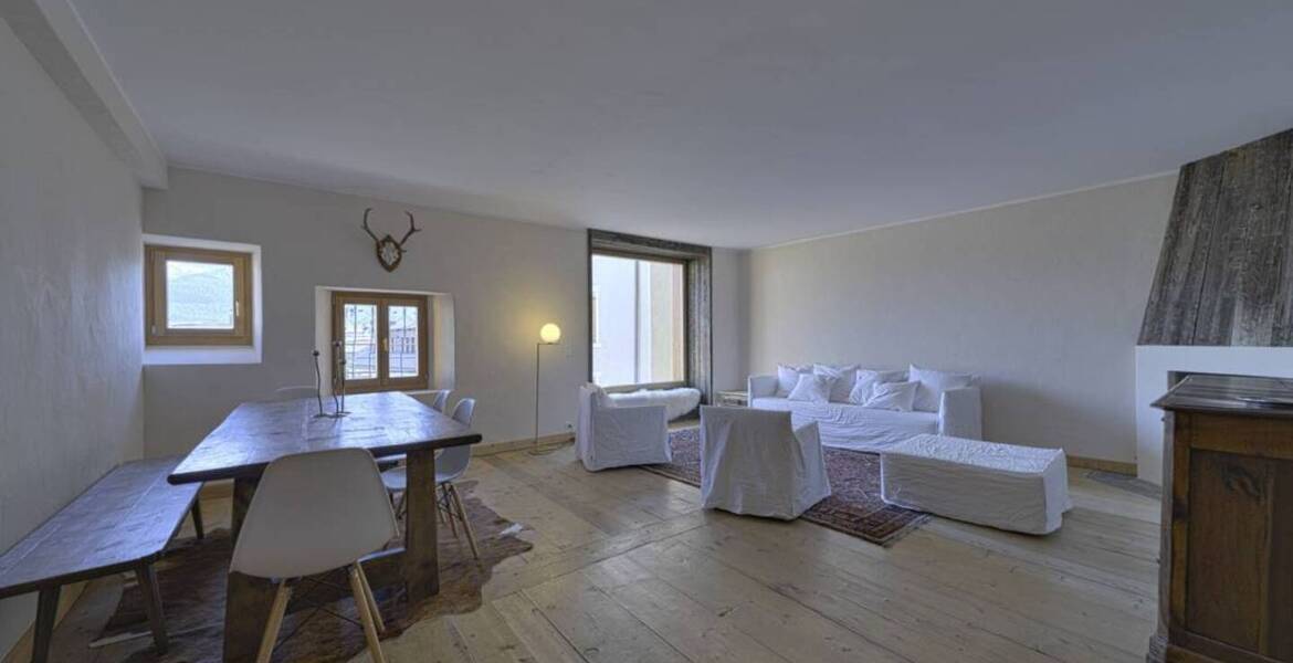 Chalet - Apartment for rent in Samedan with 130 sqm and 3 be