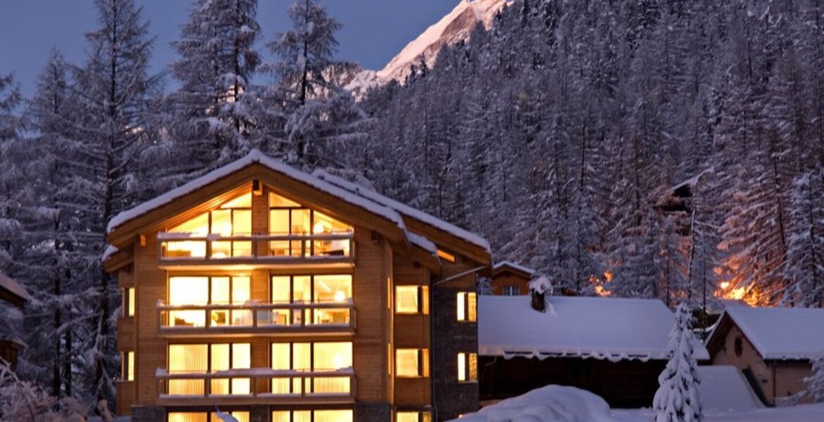 This apartment is one of two largest of the Chalet