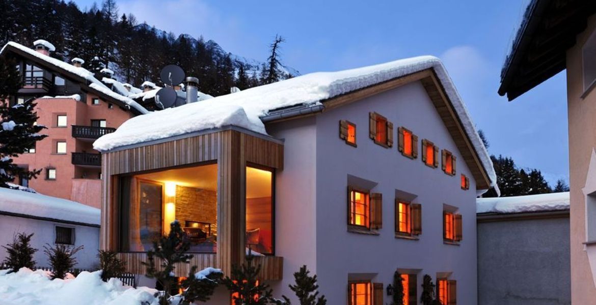 St Moritz Chalet 7 chambres luxueusement aménagées