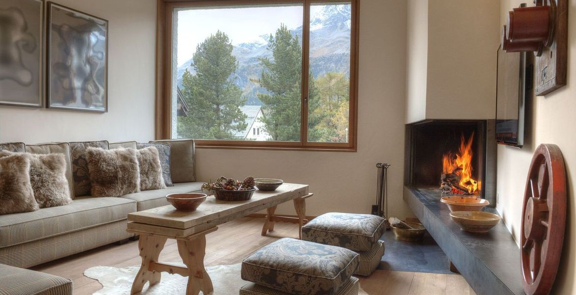 St Moritz Chalet 7 bedrooms luxuriously appointed