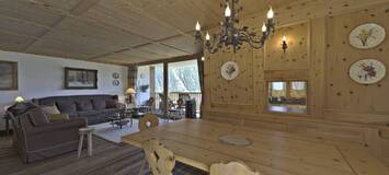 The building is located in the upper area of Samedan from wh