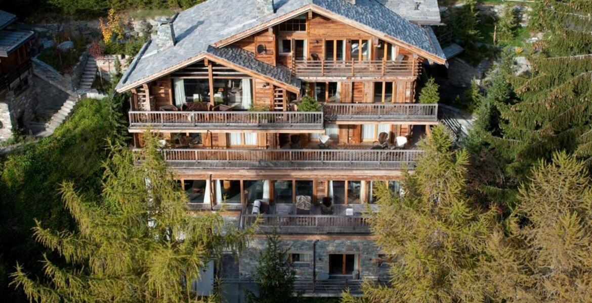 Immense chalet luxueux à Verbier avec 6 chambres à coucher  