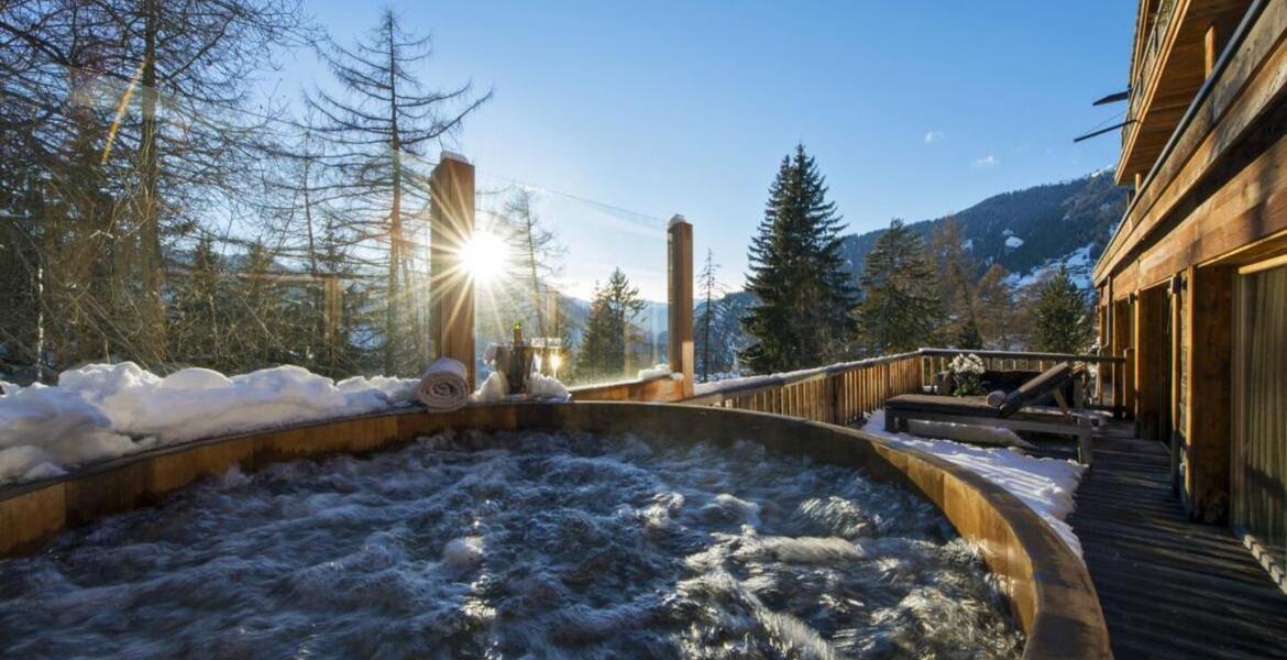 Immense chalet luxueux à Verbier avec 6 chambres à coucher  