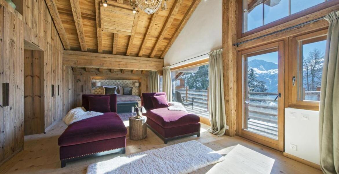 Huge luxurious chalet in Verbier with 6 bedrooms 