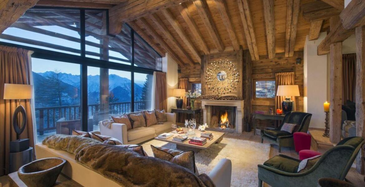 Huge luxurious chalet in Verbier with 6 bedrooms 