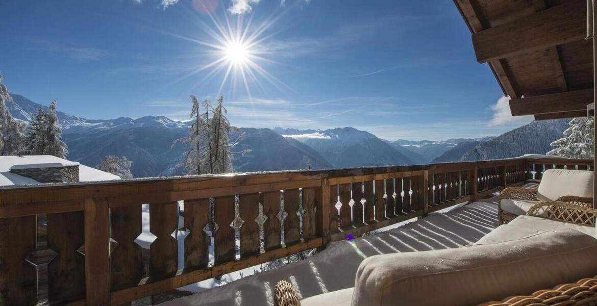 Chalet-style apartment with fantastic views in Verbier 