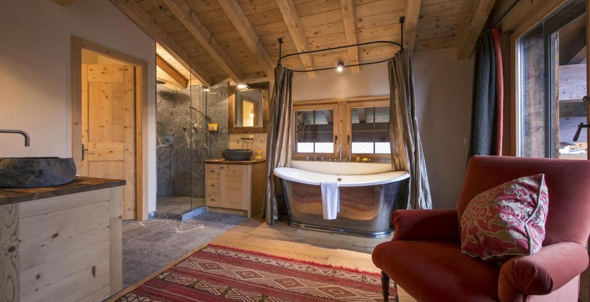 Appartement de style chalet avec vue imprenable à Verbier