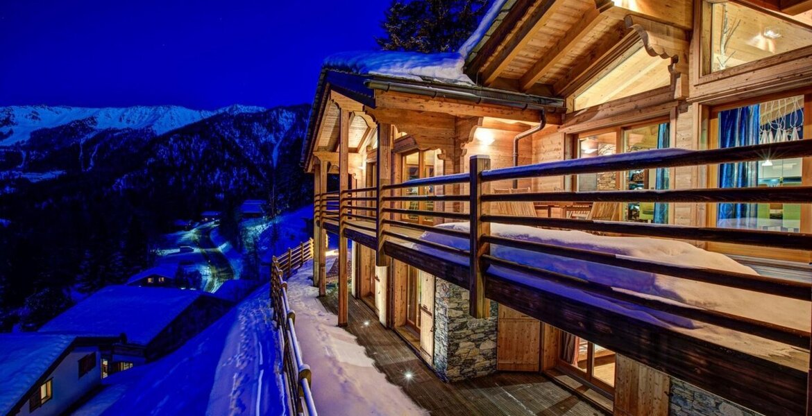 Location d'un chalet confortable à Verbier  