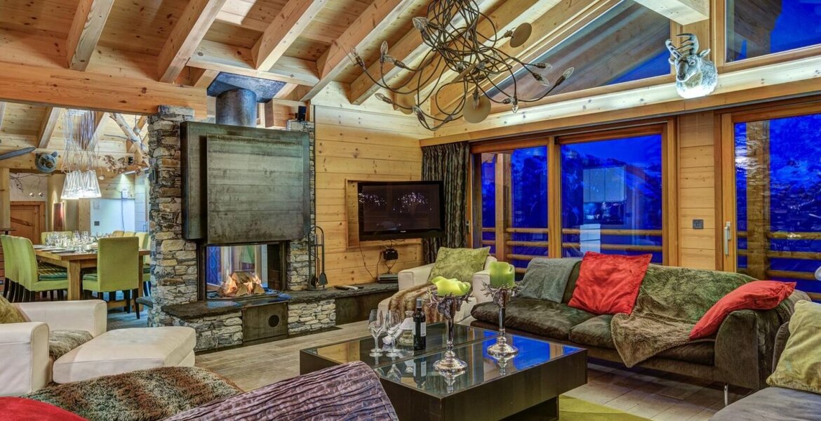 Location d'un chalet confortable à Verbier  