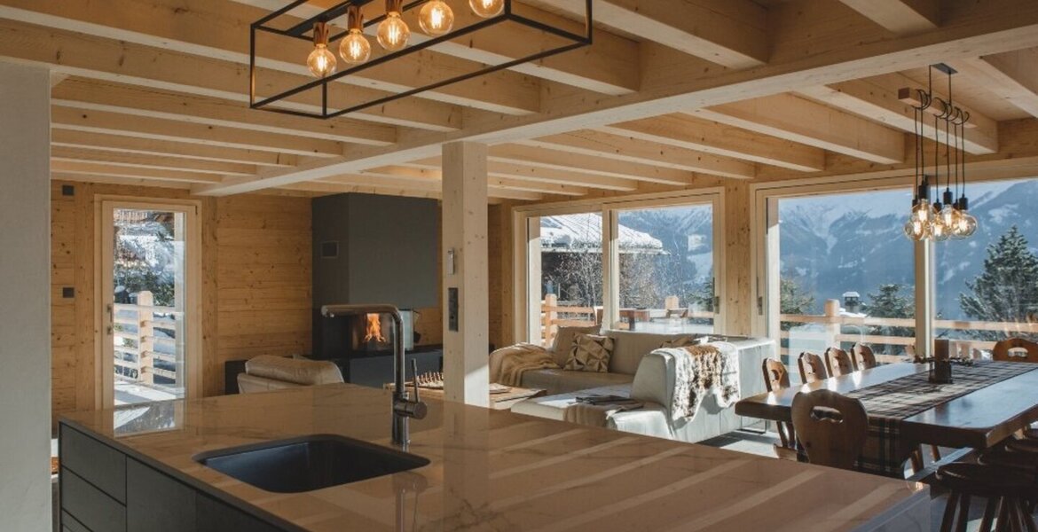 Chalet moderne à louer à Verbier 