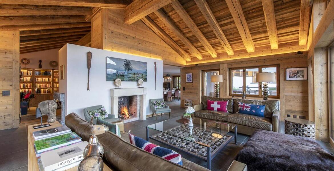 This is an exclusive 630m² luxury Verbier ski chalet