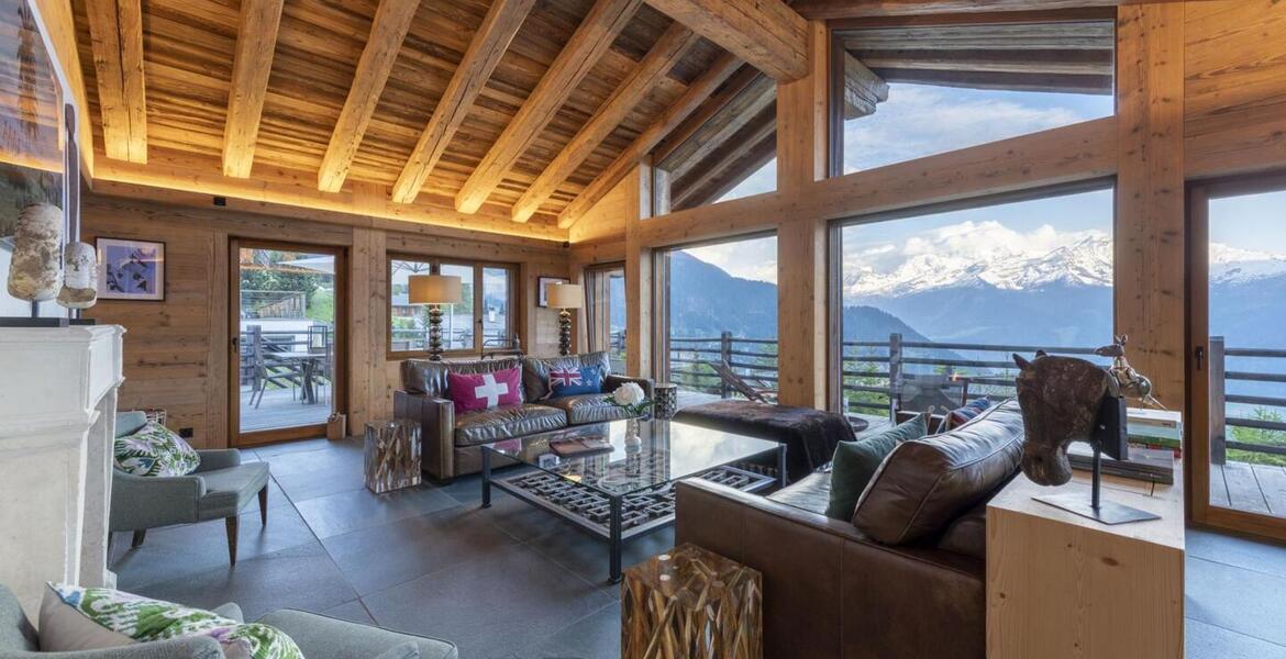 This is an exclusive 630m² luxury Verbier ski chalet