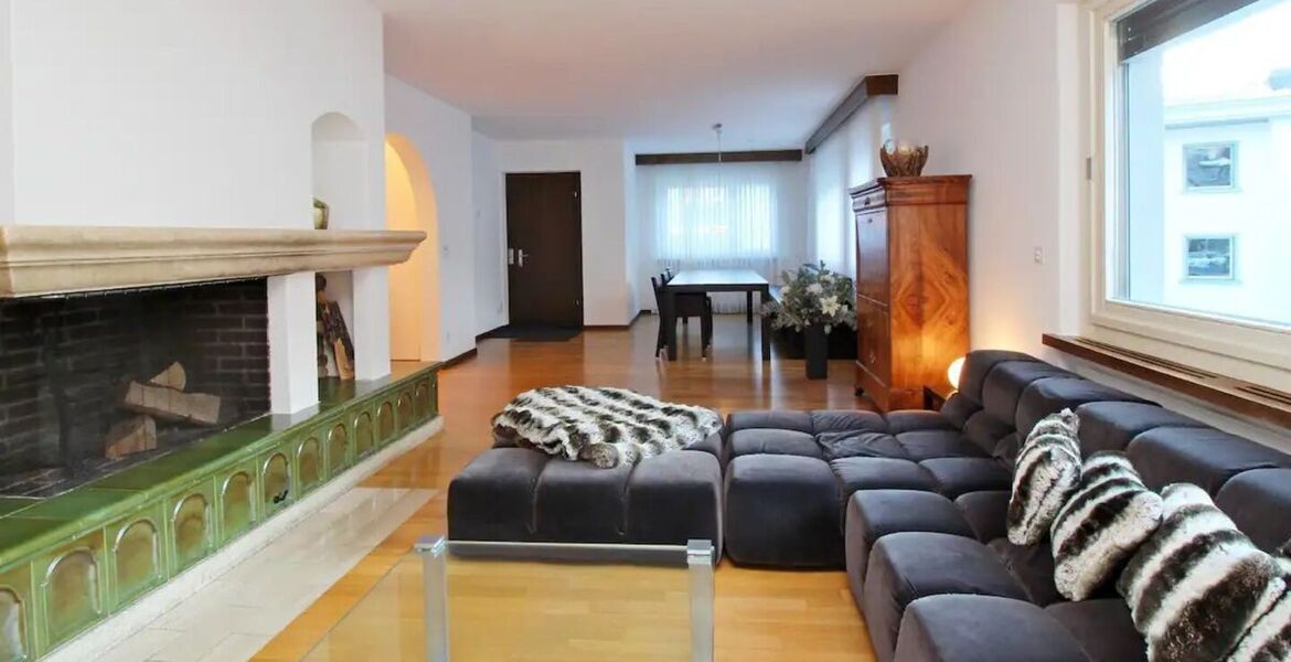 Outstanding holiday apartment for rent in St. Moritz Dorf
