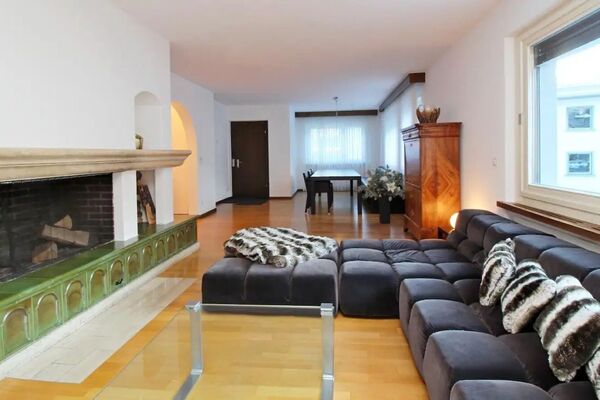 Outstanding holiday apartment for rent in St. Moritz Dorf