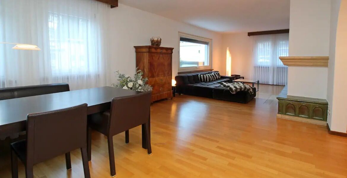 Outstanding holiday apartment for rent in St. Moritz Dorf