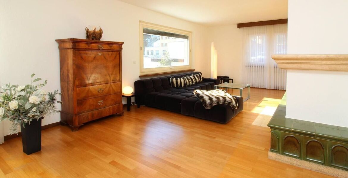 Outstanding holiday apartment for rent in St. Moritz Dorf