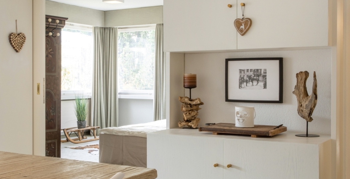 Chalet-apartment for rent in St Moritz with 3 bedrooms
