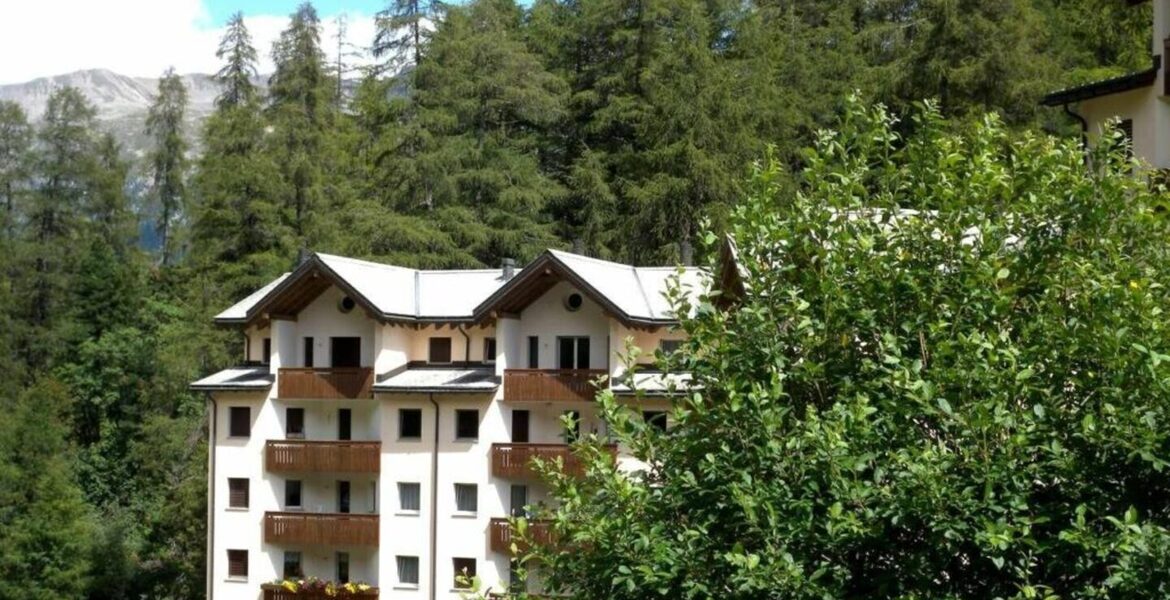 Apartment house St. Moritz village