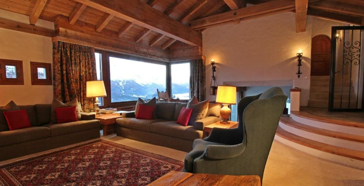 Villa dans la zone exclusive de St.Moritz-Suvretta