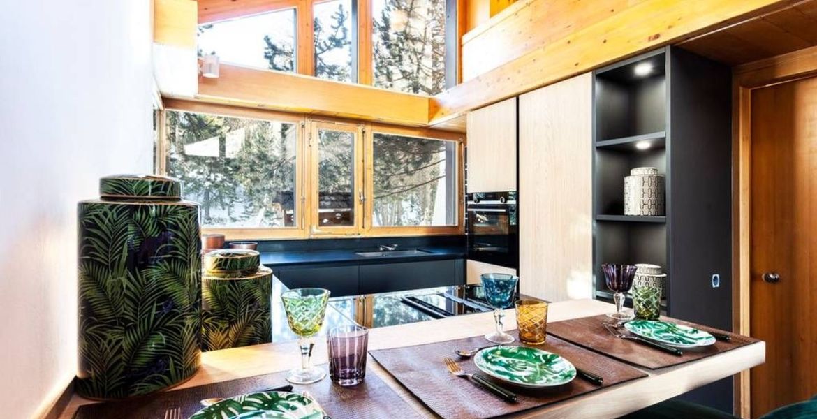 Mountain chalet in village of Maloja St. Moritz